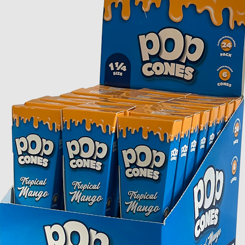 POP Cones 1/4 Tropical Mango PreRolled Cones Leafly